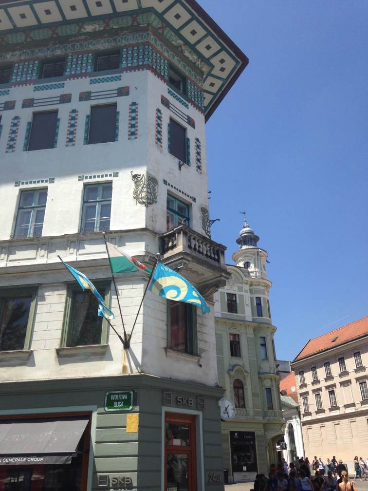 The oldest building on the square.