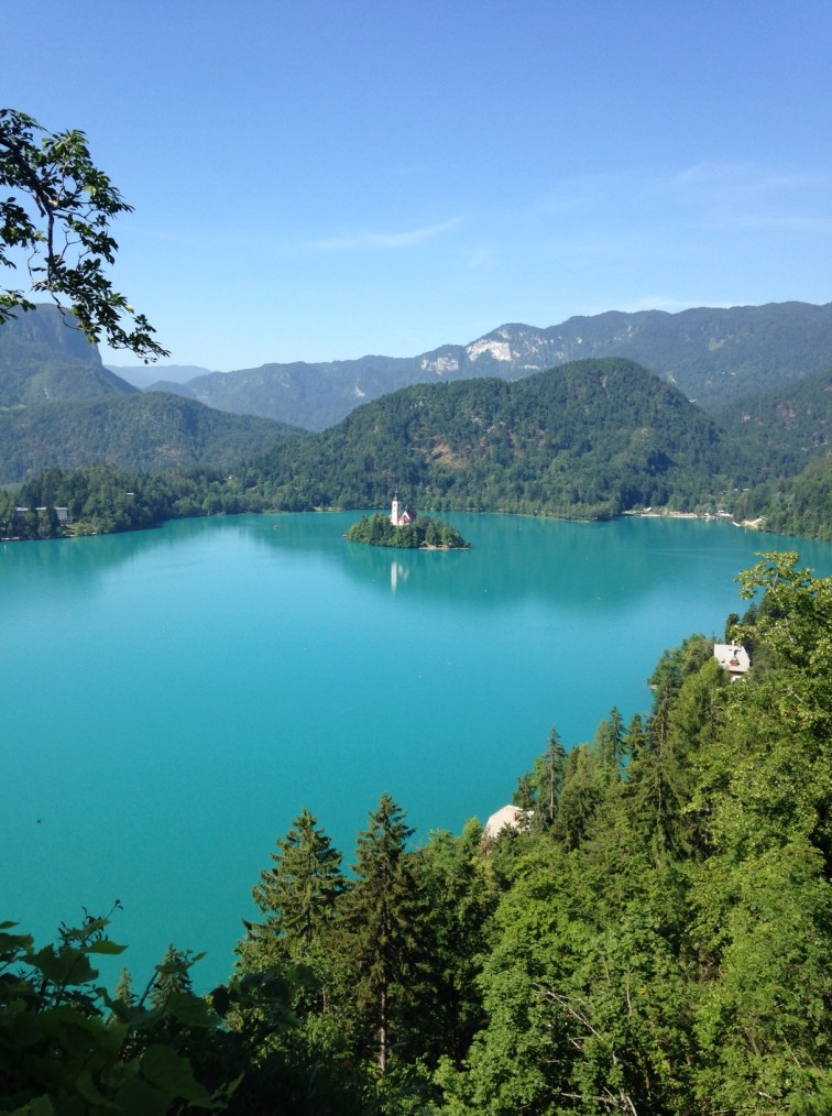 The view! Oh the view. How can a lake be that blue?