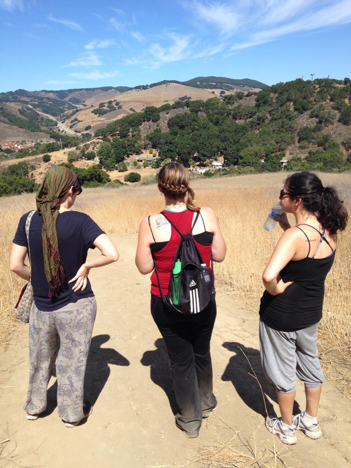 Slightly befuddled hikers.